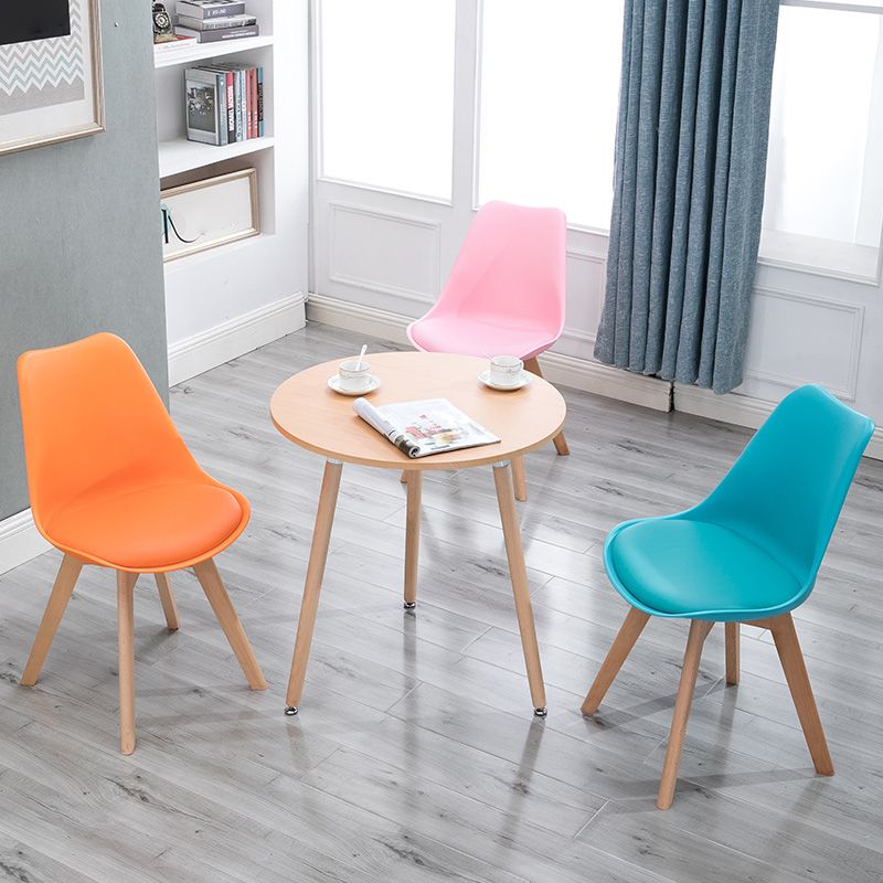 Scandinavian Restaurant Upholstered Side Chair Matte Finish Parsons Dining Chair Clearhalo ' kitchen&dining_furn' 'Dining Chairs' 'Dining Tables & Seating' 'dining_chair' 'Furniture' 'furniture_dining_chair' 'Kitchen & Dining Furniture' 'kitchen' 1200x1200_b67f976f-328b-437c-a701-bb53e0e82056