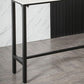 Modern Rectangle Stone Counter Table 1/3/5 Pieces Bar Table Set for Balcony Clearhalo 'Bar Furniture' 'furn' 'furn_home_bar_bar_sets' 'Furniture' 'Home Bars & Bar Sets' 'home_bar_bar_sets' 'Kitchen & Dining Furniture' 1200x1200_b680056e-7026-4745-902c-ae56b4fc0e18
