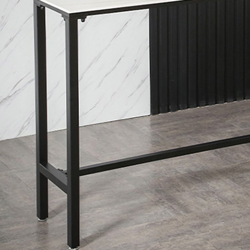 Modern Rectangle Stone Counter Table 1/3/5 Pieces Bar Table Set for Balcony Clearhalo 'Bar Furniture' 'furn' 'furn_home_bar_bar_sets' 'Furniture' 'Home Bars & Bar Sets' 'home_bar_bar_sets' 'Kitchen & Dining Furniture' 1200x1200_b680056e-7026-4745-902c-ae56b4fc0e18
