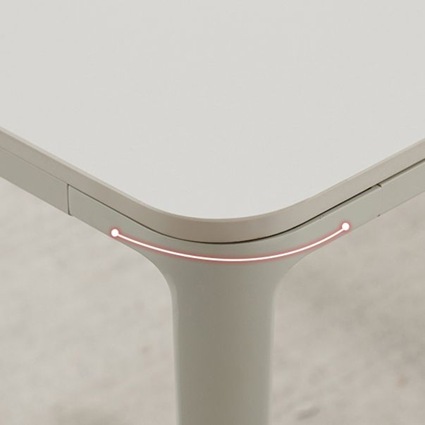 Glam 1/2/5 pezzi mobili da pranzo in pietra sinterizzata in bianco