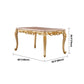 Solid Wood Victorian Rectangular Table Marble Top Table with 4 Wood Legs Clearhalo ' dining_table' 'Dining Tables & Seating' 'Dining Tables' 'furn' 'furn_dining_table' 'Furniture' 'furniture_dining_table' 'Kitchen & Dining Furniture' 'kitchen&dining_furn' 'kitchen' 'kitchen_dining_table' 1200x1200_b6836b0a-a1c6-44ea-8250-9ebb9de56fb3