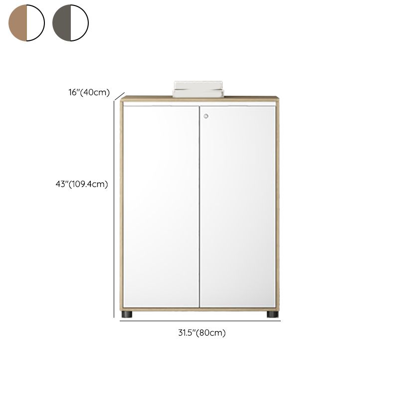 Archivo contemporáneo de archivos de madera Archivo en blanco