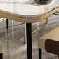 Rectangle Dining Table Traditional Luxury Dining Table with 4 Legs Clearhalo 'Dining Tables & Seating' 'Dining Tables' 'dining_table' 'furn' 'furn_dining_table' 'Furniture' 'furniture_dining_table' 'Kitchen & Dining Furniture' 'kitchen' 'kitchen_dining_table' 1200x1200_b686b00a-38bb-413b-a813-b555df1ff52b