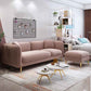 Tight Back Square Arm Ultra-Modern Sofa with Hair Pin Legs for Apartment Clearhalo 'furn' 'furn_sofas' 'Furniture' 'furniture_sofas' 'kitchen' 'kitchen_sofas' 'Living Room Furniture' 'Sofa' 'sofas' 1200x1200_b6878f70-e605-400c-8845-ea5335f96d11