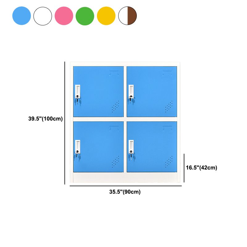 Armario de armario de metal de estilo contemporáneo para el hogar, 35.43 "D x 16.54" W x 39.37 "H