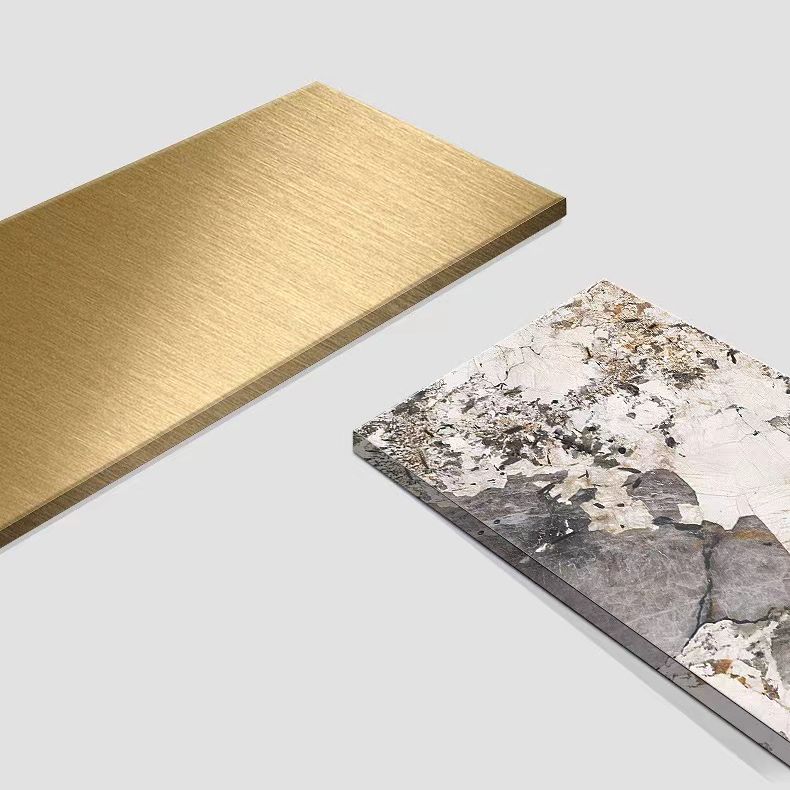 Ensemble de table à manger beige haut brillant