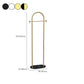 Stand da sala indipendente Glam Style Metal Hall With Coat Hook