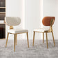 Glam Metal Dining Chairs Open Back Dining Side Furniture in Matte Finish Clearhalo 'Dining Chairs' 'Dining Tables & Seating' 'dining_chair' 'furn' 'furn_dining_chair' 'Furniture' 'Kitchen & Dining Furniture' 1200x1200_b68bb47a-53b2-4b3b-a2a4-170b68ac57d3
