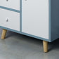 Wooden Accent Cabinet with Drawers Contemporary Side Cabinet