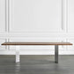 Rectangle Shape Glam Dining Table Solid Wood Fixed Table for Kitchen Clearhalo ' dining_table' 'Dining Tables & Seating' 'Dining Tables' 'furn' 'furn_dining_table' 'Furniture' 'furniture_dining_table' 'Kitchen & Dining Furniture' 'kitchen&dining_furn' 'kitchen' 'kitchen_dining_table' 1200x1200_b68cf1bf-efd5-4543-ab48-8cc55ad3835d