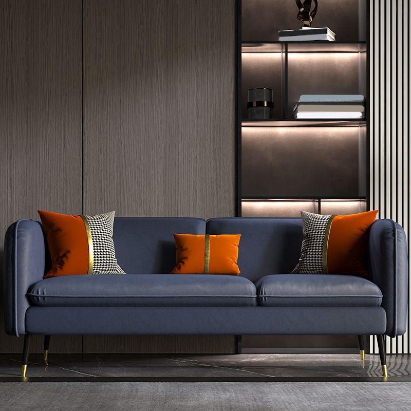 Contemporary Faux Leather Square Arm Sofa with Tight Back for Apartment Clearhalo 'furn' 'furn_sofas' 'Furniture' 'Living Room Furniture' 'Sofa' 'sofas' 1200x1200_b68d0b2e-625b-4ba2-b746-a91908b698b9