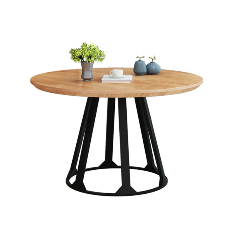 Round Dining Table Contemporary Dining Table with Pedestal for Dining Room Clearhalo 'Dining Tables & Seating' 'Dining Tables' 'dining_table' 'furn' 'furn_dining_table' 'Furniture' 'Kitchen & Dining Furniture' 1200x1200_b68e6221-3344-4b7f-9bea-85351e1afed4