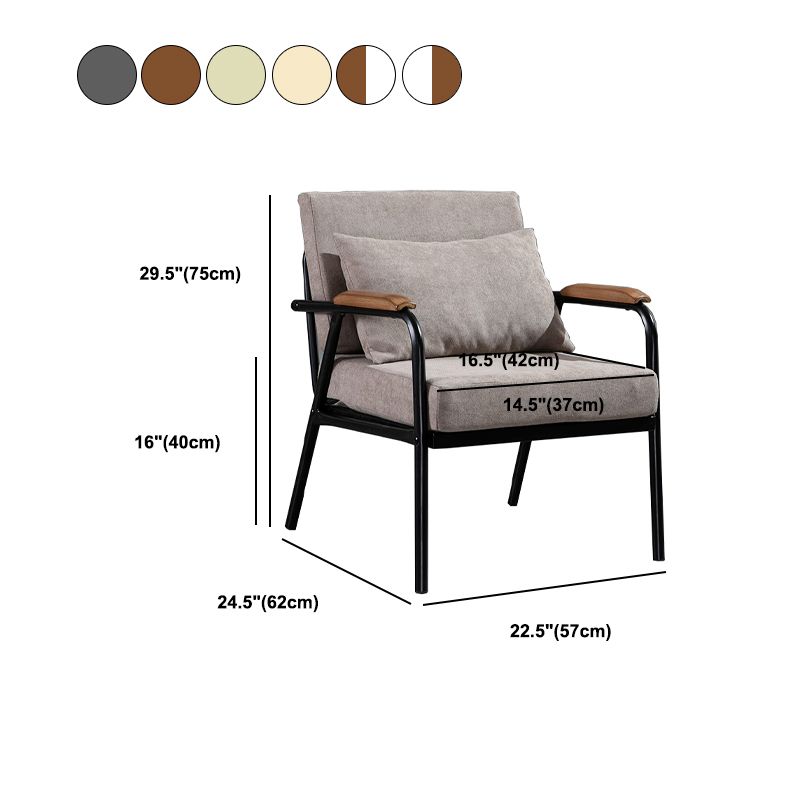 アパート用の枕トップアームを備えた1/2シーターソファ29.53 "
