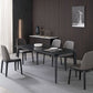 Rectangle 4 Legs Industrial Table Sintered Stone Fixed Table for Kitchen Clearhalo ' dining_table' 'Dining Tables & Seating' 'Dining Tables' 'furn' 'furn_dining_table' 'Furniture' 'furniture_dining_table' 'Kitchen & Dining Furniture' 'kitchen&dining_furn' 'kitchen' 'kitchen_dining_table' 1200x1200_b68ed0cc-26b8-46d1-8e9e-b47a48b7b7a0