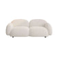 Modern Style Sofa Velvet Cushioned Backrest Sponge Cushions Fill Sofa Bed
