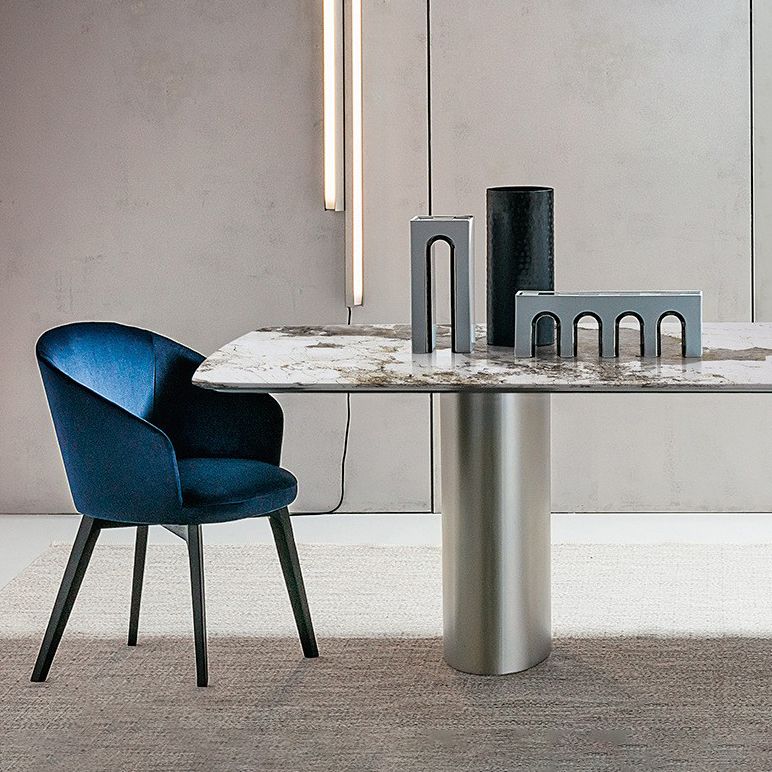 Metal Traditional Luxury Rectangular Dining Table Sintered Stone Table with Metal Legs Clearhalo ' dining_table' 'Dining Tables & Seating' 'Dining Tables' 'furn' 'furn_dining_table' 'Furniture' 'furniture_dining_table' 'Kitchen & Dining Furniture' 'kitchen&dining_furn' 'kitchen' 'kitchen_dining_table' 1200x1200_b698aa2c-31a6-45b6-98db-891c706a6c90
