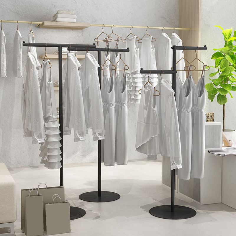 Léchangle de manteau de manteau rond rond rack de manteau en métal libre debout