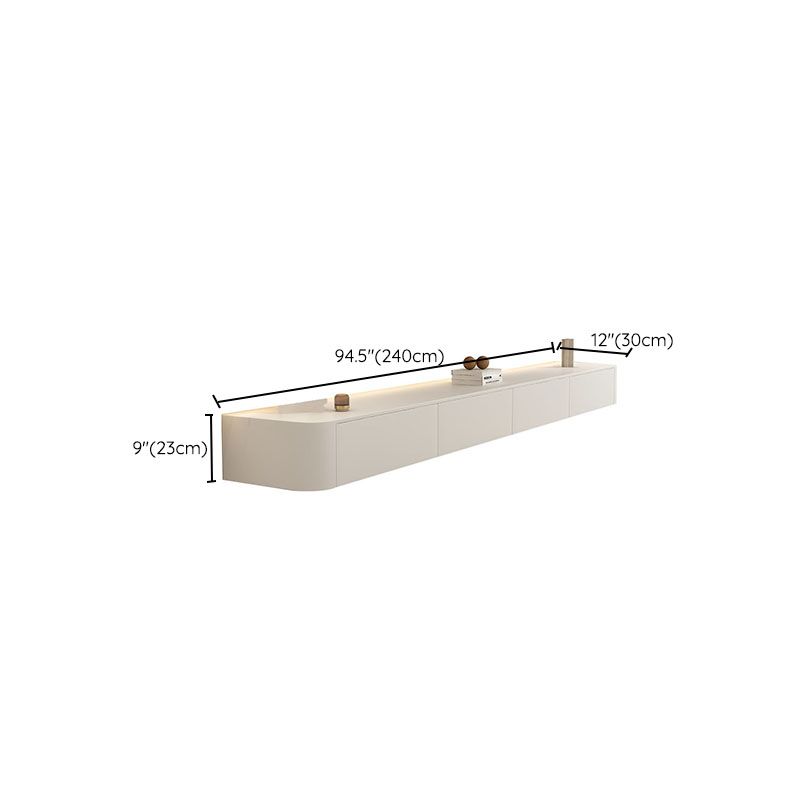 Contemporary Modern TV Console Floating Faux Wood Media Console Clearhalo 'furn' 'furn_tv_stands_entertainment_centers' 'Furniture' 'Living Room Furniture' 'TV Stands & Entertainment Centers' 'TV Stands & Media Storage Furniture' 'tv_stands_entertainment_centers' 1200x1200_b699f618-0863-4e47-9dff-64b24d6e18db