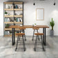 Coffee Shop Industrial Wood Barstool Iron Pedstal Bar Stool with Pedal Clearhalo 'Bar Furniture' 'Bar Stools' 'bar_stools' 'furn' 'furn_bar_stools' 'Furniture' 'Kitchen & Dining Furniture' 1200x1200_b69ad48d-d675-4940-8181-1c04b57c0944