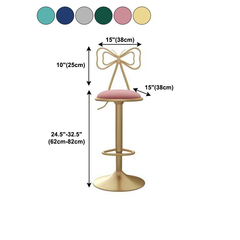 Glam Upholstered Home Stool Matte Finish Footrest Low Back Barstool Clearhalo 'Bar Furniture' 'Bar Stools' 'bar_stools' 'furn' 'furn_bar_stools' 'Furniture' 'furniture_bar_stools' 'Kitchen & Dining Furniture' 1200x1200_b69cb99c-d286-4a1d-aa16-5f4133947649