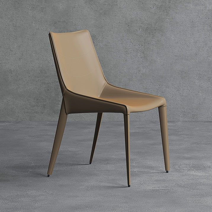 Contemporary Style Metal Chairs Dining Armless Chairs for Kitchen Clearhalo 'Dining Chairs' 'Dining Tables & Seating' 'dining_chair' 'furn' 'furn_dining_chair' 'Furniture' 'furniture_dining_chair' 'Kitchen & Dining Furniture' 1200x1200_b69d36e1-cdac-4a92-bdd9-b532fb31bc83