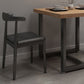 Industrial Solid Wood Dinner Room Kitchen Table Brown Square Table with Black Frame for Dinning Room Clearhalo ' dining_table' 'Dining Tables & Seating' 'Dining Tables' 'furn' 'furn_dining_table' 'Furniture' 'furniture_dining_table' 'Kitchen & Dining Furniture' 'kitchen&dining_furn' 'kitchen' 'kitchen_dining_table' 1200x1200_b6a0582c-697c-4910-ac11-a7c6187a5e13