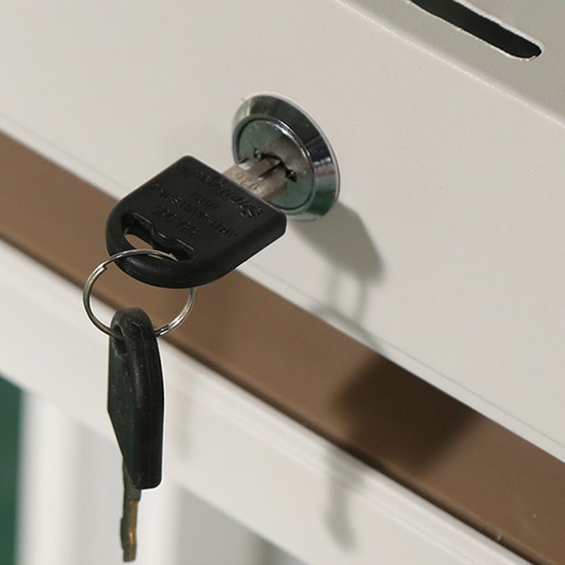 Mobile verticale di archiviazione in acciaio contemporaneo resistente al fuoco