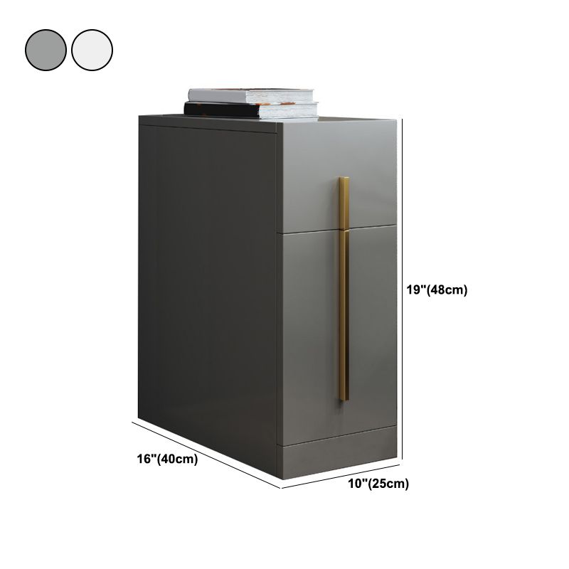 18.9 "de altura Mesa de 2 cortaveras de la madera de madera sólida Mesa Nightsanding