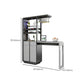 Modern Rectangle Bar Table Artificial Wood Table with Wine Cabinet for Living Room Clearhalo 'Bar Furniture' 'Bar Tables' 'bar_tables' 'furn' 'furn_bar_tables' 'Furniture' 'Kitchen & Dining Furniture' 1200x1200_b6a86868-4d45-4ab1-b625-c7a7ed78d577