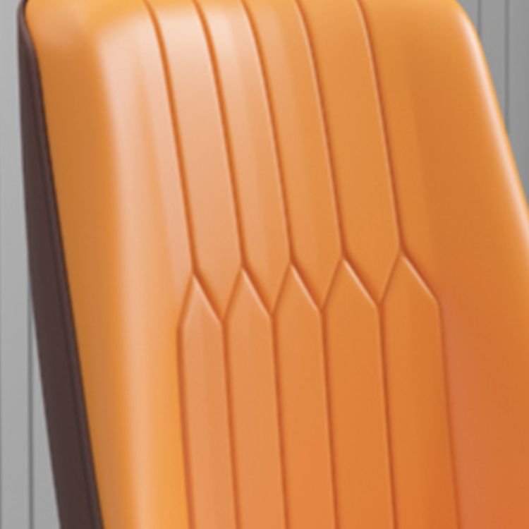 Scandinavian Style Metal Dining Chair Armless Parsons Dining Chair for Home Clearhalo ' kitchen&dining_furn' 'Dining Chairs' 'Dining Tables & Seating' 'dining_chair' 'furn' 'furn_dining_chair' 'Furniture' 'furniture_dining_chair' 'Kitchen & Dining Furniture' 'kitchen' 1200x1200_b6a8c013-f868-41a3-b065-bc63f8a9e466