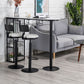 Modern Bar Table Artificial Marble Top 42-inch Height Pub Table for Dining Room Clearhalo 'Bar Furniture' 'Bar Tables' 'bar_tables' 'furn' 'furn_bar_tables' 'Furniture' 'furniture_bar_tables' 'Kitchen & Dining Furniture' 1200x1200_b6abcb53-18ec-4c59-b7d6-2ae8123bffc2