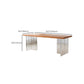 Modern massief houten meubels 1/2/4/5 PCS Standaardhoogte eetkamertafel set