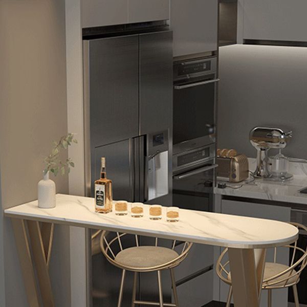 Tavolo da tavolo da bar tradizionale in pietra tradizionale tavolo da bar di lusso con doppio piedistallo