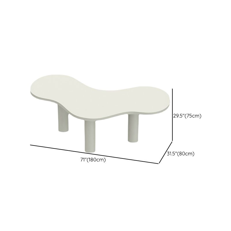Special Shaped Executive Desk White Wooden Office Desk for Office Clearhalo 'furn' 'furn_office_desk' 'Furniture' 'Office Desks' 'Office Furniture' 'office_desk' 1200x1200_b6ad7d37-c03a-4e03-ad6f-3f4425e45d62