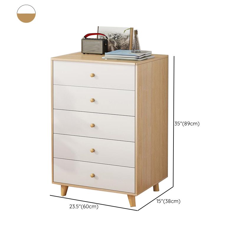 Cofre de almacenamiento de madera ultra moderna de 14.82 pulgadas de ancho de almacenamiento de almacenamiento