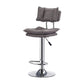 Lift and Rotate Height Stool Nordic Indoor Leather Armless Single Bar Stool Clearhalo 'Bar Furniture' 'Bar Stools' 'bar_stools' 'furn' 'furn_bar_stools' 'Furniture' 'furniture_bar_stools' 'Kitchen & Dining Furniture' 1200x1200_b6ae3678-7089-4dca-9619-aa682c5dffb5