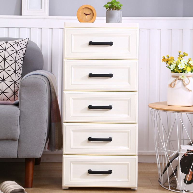 Armadio contemporaneo di armadio a 5 cassetti.