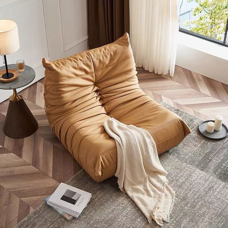 Modern Sewn Pillow Back Armless Sofa with 1 to 3 Seats for Apartment Clearhalo 'furn' 'furn_sofas' 'Furniture' 'furniture_sofas' 'kitchen' 'kitchen_sofas' 'Living Room Furniture' 'Sofa' 'sofas' 1200x1200_b6b0a65b-9f32-448f-908a-eeb2a37f20ec