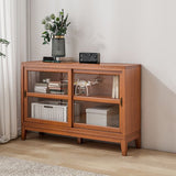 Contemporary Horizontal Standard Bookcase Closed Back Bookshelf with Door Clearhalo 'Bookcases' 'furn' 'furn_bookcases' 'Furniture' 'furniture_bookcases' 'Office Furniture' 1200x1200_b6b2bcd1-7696-4617-a7de-04d06a02b93f