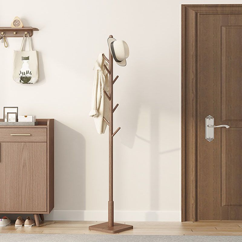 Zeitgenössischer Hall -Stand Hersteller Holzhaken Regale enthalten freistehende Kleidungsständer