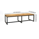 Industrial Wooden Dining¬†Room¬†Set with Rectangle Table and Black Legs Dining Table Furniture Clearhalo 'Dining Room Sets' 'Dining Tables & Seating' 'dining_room_set' 'furn' 'furn_dining_room_set' 'Furniture' 'furniture_dining_room_set' 'Kitchen & Dining Furniture' 'kitchen&dining_furn' 'kitchen' 1200x1200_b6b628c6-dbfa-40dc-8696-c2d707ab8923