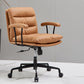 Contemporary Arm Chair Upholstered Adjustable Seat Height Office Chair Clearhalo 'furn' 'furn_office_chair' 'Furniture' 'Office Chairs' 'Office Furniture' 'office_chair' 1200x1200_b6b862f2-2af4-4990-a2c3-9f4eb98e5910
