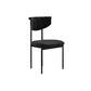 Nordic Armless Backrest Cushion Chair with Metal Legs for Dining Room Clearhalo 'Dining Chairs' 'Dining Tables & Seating' 'dining_chair' 'furn' 'furn_dining_chair' 'Furniture' 'Kitchen & Dining Furniture' 1200x1200_b6ba68c7-5937-4594-94db-8bc17984bfa8