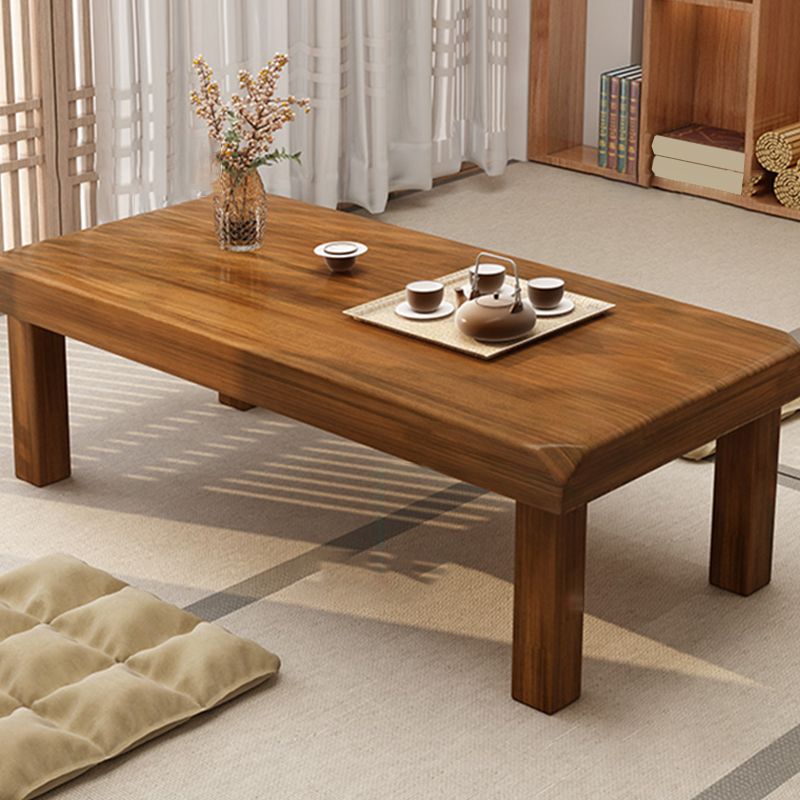 Simplicity Rectangle Wood Coffee Table Contemporary Single Coffee Table Clearhalo 'Coffee & Accent Tables' 'Coffee Tables' 'coffee_tables' 'furn' 'furn_coffee_tables' 'Furniture' 'Living Room Furniture' 1200x1200_b6bc26ee-5ae5-4536-930c-3880b2c2afd9