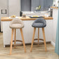 Scandinavian Home Solid Wood Bar Stool Matte Finish Footrest Stool Clearhalo 'Bar Furniture' 'Bar Stools' 'bar_stools' 'furn' 'furn_bar_stools' 'Furniture' 'furniture_bar_stools' 'Kitchen & Dining Furniture' 1200x1200_b6bced73-222d-4471-bf59-1f535181407a