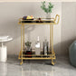 Modern Style Open Storage Kitchen Trolley Rectangular Dining Room Prep Table