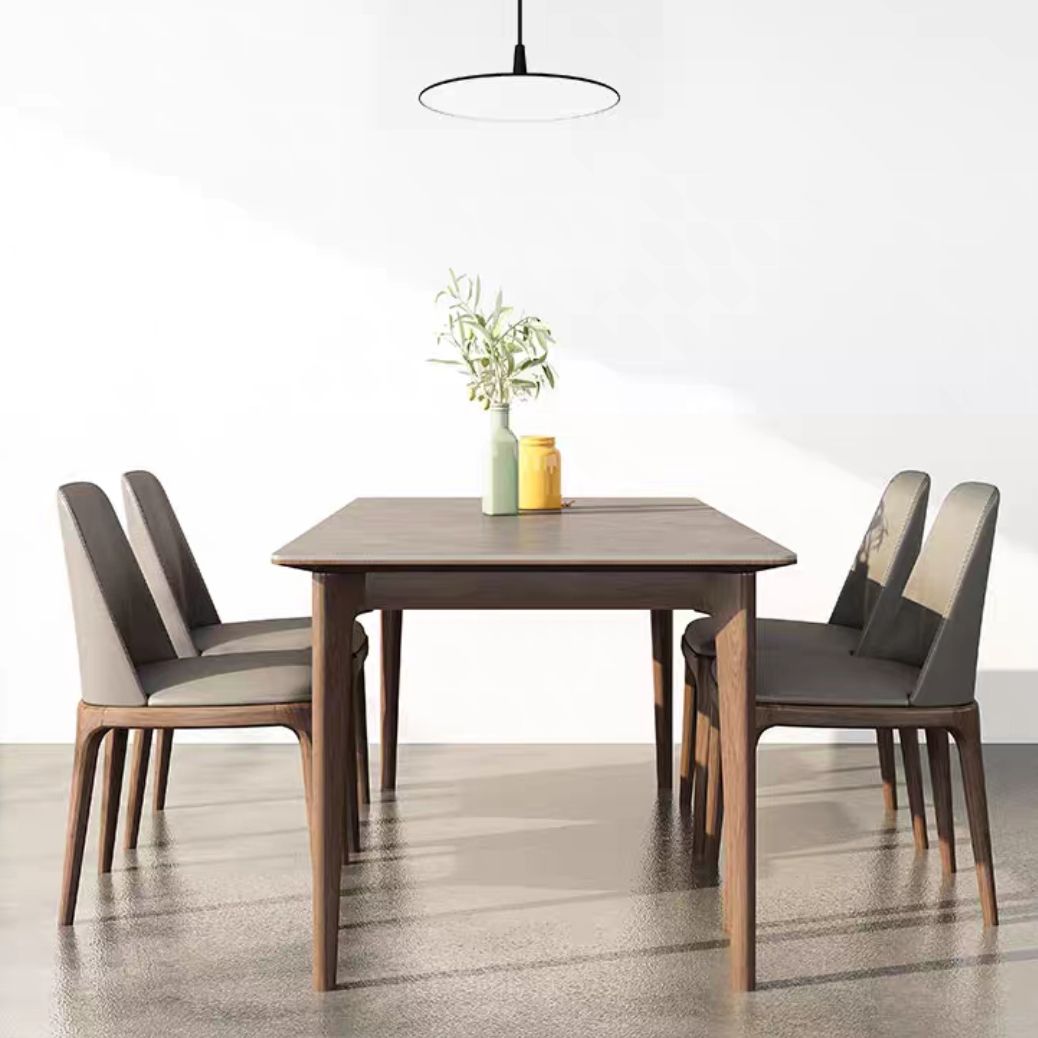 Rectangle Sintered Stone Dining Table Grey Stone Top Table with 4 Legs Clearhalo ' dining_table' 'Dining Tables & Seating' 'Dining Tables' 'furn' 'furn_dining_table' 'Furniture' 'furniture_dining_table' 'Kitchen & Dining Furniture' 'kitchen&dining_furn' 'kitchen' 'kitchen_dining_table' 1200x1200_b6bf47b0-c521-499b-90d0-0c517d16c176