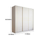 White Modern Style Wardrobe Cabinet Engineered Wood Wardrobe with Clothing Rod Clearhalo 'Armoires & Wardrobes' 'armoires_wardrobes' 'Bedroom Furniture' 'furn' 'furn_armoires_wardrobes' 'Furniture' 1200x1200_b6bf8742-491d-42bf-87c9-85c63d52d176