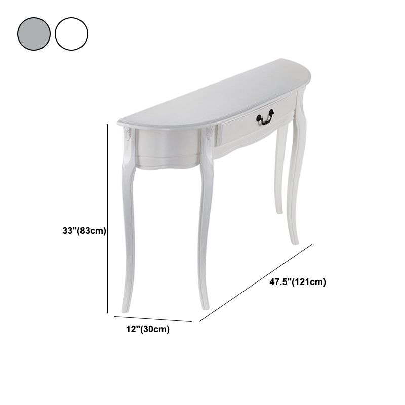 Tabella della console Freeform Tabella con console in legno con singolo cassetto