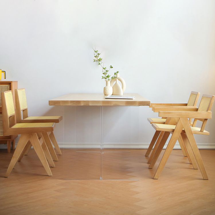 Modern 1/3/5 Pieces Dining Set Solid Wood Dining Furniture Set /Separate Items Clearhalo 'Dining Room Sets' 'Dining Tables & Seating' 'dining_room_set' 'furn' 'furn_dining_room_set' 'Furniture' 'furniture_dining_room_set' 'Kitchen & Dining Furniture' 'kitchen&dining_furn' 'kitchen' 1200x1200_b6c915ae-1e25-4cf4-9157-cceff753ad6d